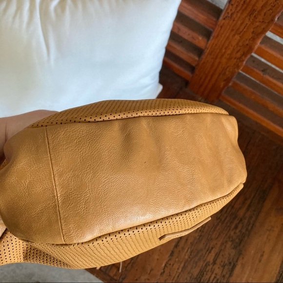 Lucky Brand | Ebon Vachetta Perforated Hobo Purse - Picture 9 of 16